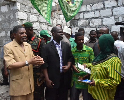 Dk. Shein akiwa ziarani Mkoa wa KaskaziniPemba