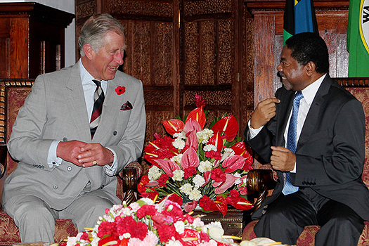 Dk Shein Akutana na Prince Charles Ikulu Zanzibar leo