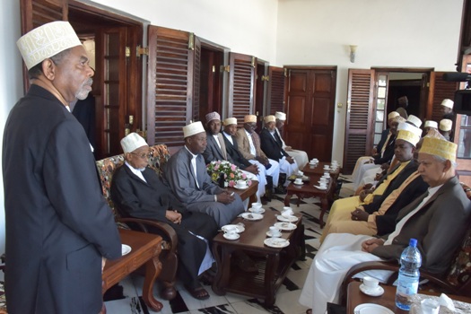 Rais wa Zanzibar na Mwenyekiti wa Baraza la Mapinduzi Alhaj Dk.Ali Mohamed Shein,