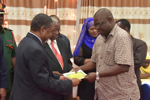 Rais wa Zanzibar na Mwenyekiti wa Baraza la Mapinduzi Dk.Ali Mohamed Shein